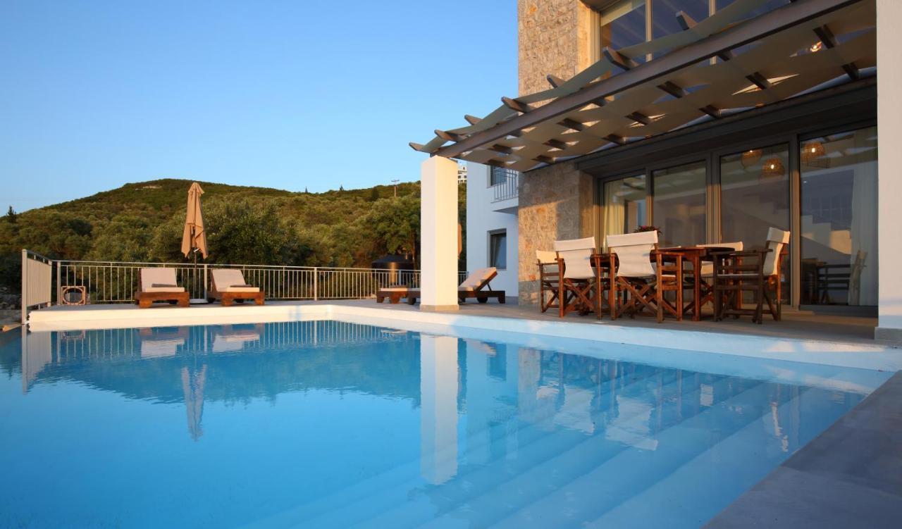 Tsakmakis Villas Luxury- Panoramic Sea View - Lefkada Tsoukaládhes Esterno foto