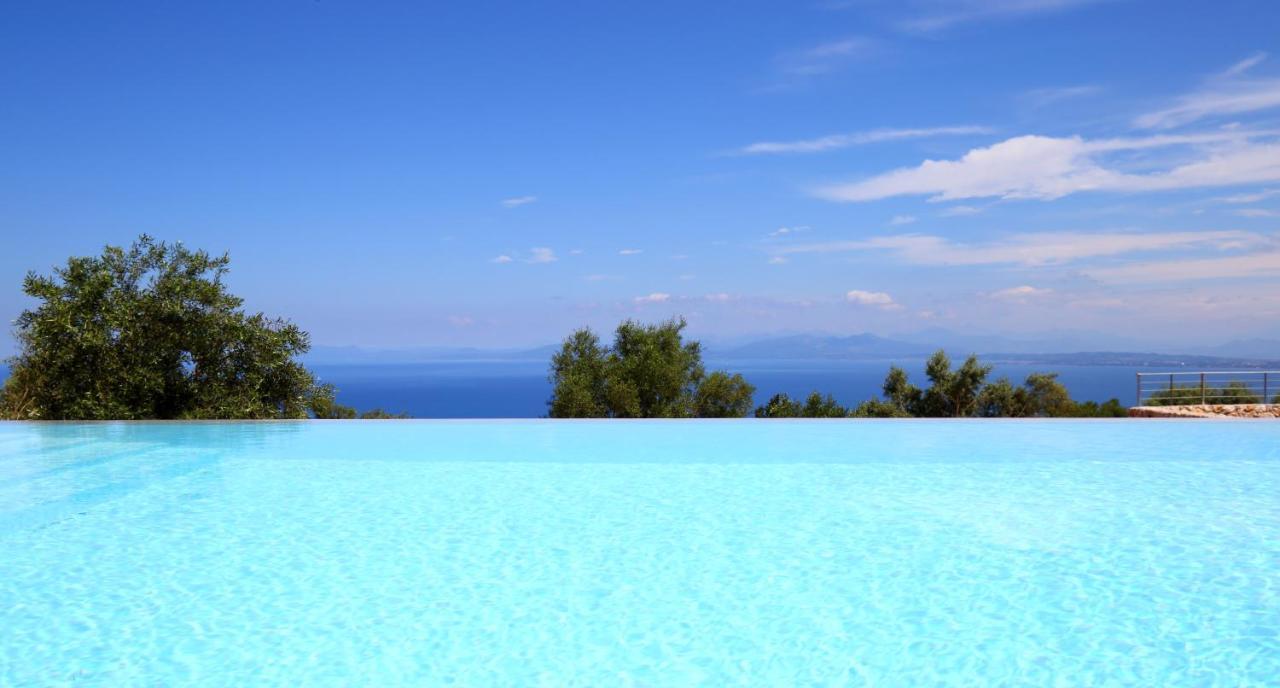 Tsakmakis Villas Luxury- Panoramic Sea View - Lefkada Tsoukaládhes Esterno foto
