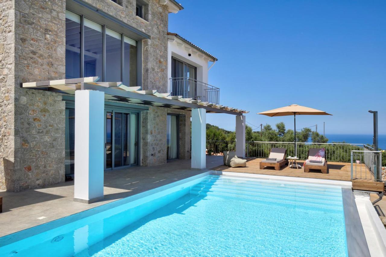 Tsakmakis Villas Luxury- Panoramic Sea View - Lefkada Tsoukaládhes Esterno foto