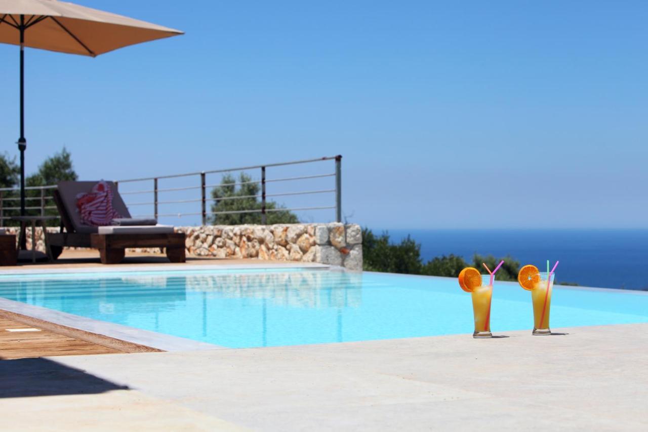 Tsakmakis Villas Luxury- Panoramic Sea View - Lefkada Tsoukaládhes Esterno foto