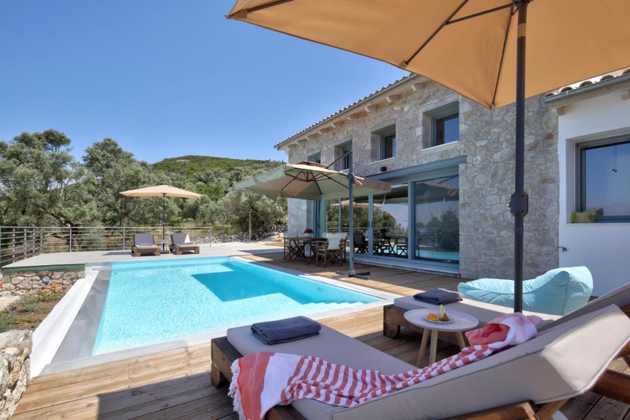 Tsakmakis Villas Luxury- Panoramic Sea View - Lefkada Tsoukaládhes Esterno foto