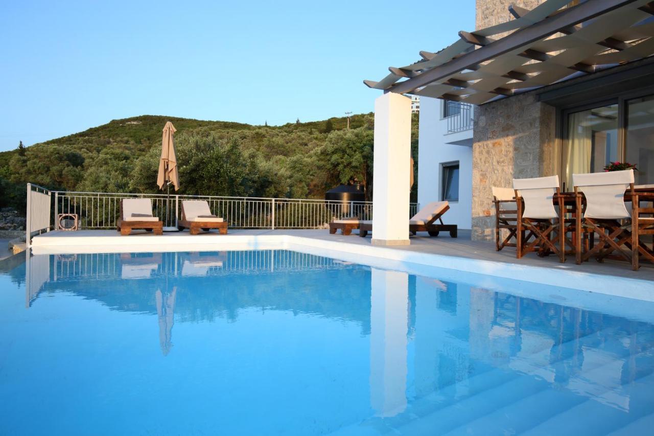 Tsakmakis Villas Luxury- Panoramic Sea View - Lefkada Tsoukaládhes Esterno foto