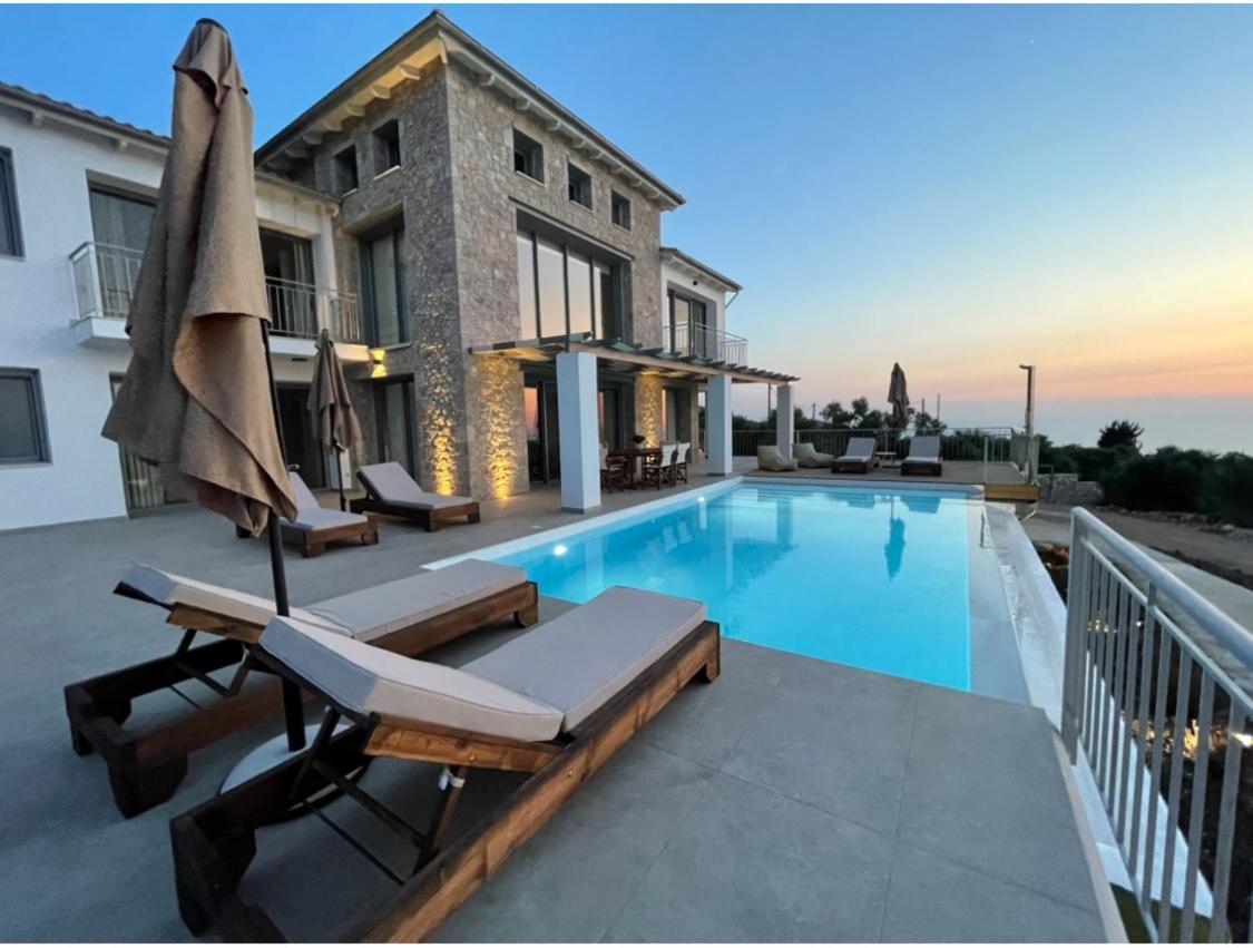 Tsakmakis Villas Luxury- Panoramic Sea View - Lefkada Tsoukaládhes Esterno foto