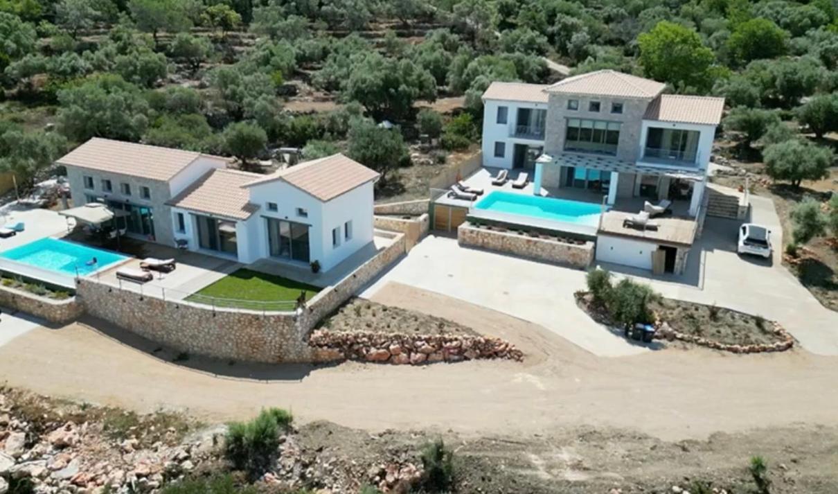 Tsakmakis Villas Luxury- Panoramic Sea View - Lefkada Tsoukaládhes Esterno foto
