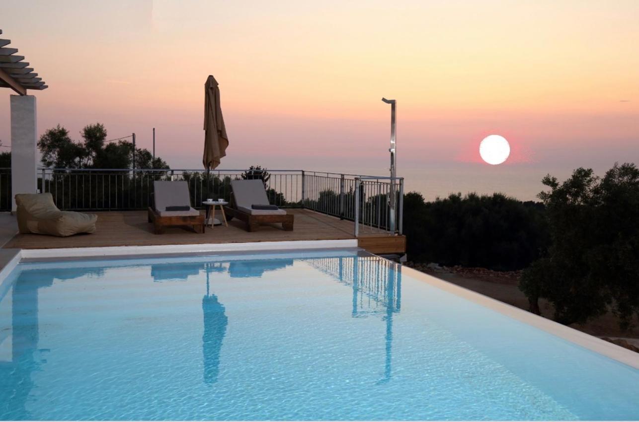 Tsakmakis Villas Luxury- Panoramic Sea View - Lefkada Tsoukaládhes Esterno foto