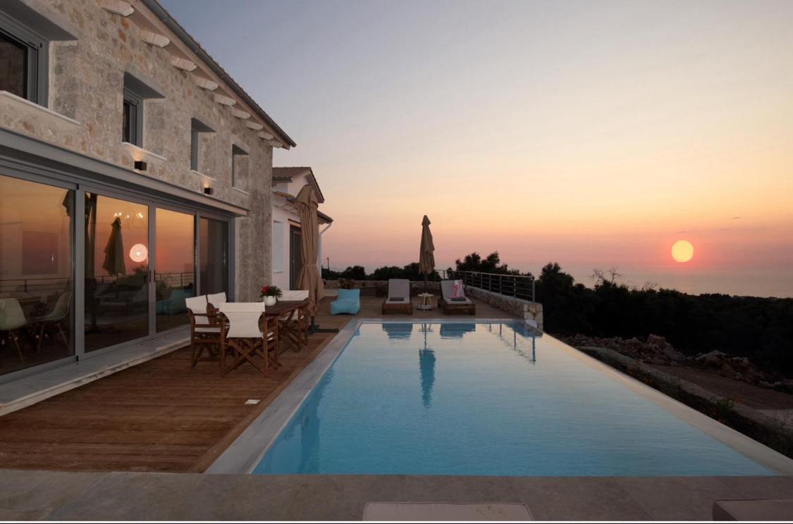 Tsakmakis Villas Luxury- Panoramic Sea View - Lefkada Tsoukaládhes Esterno foto